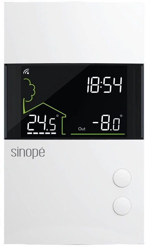 Sinopé low voltage smart thermostat TH1400ZB