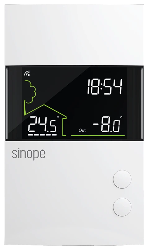 Sinopé TH1300ZB smart thermostat for electric radiant floor heating 3600W
